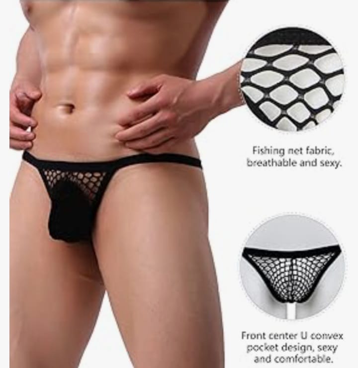 Men Mesh Sheer Underwear